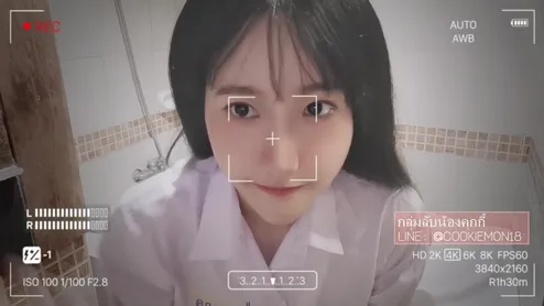 泰國清純正妹cookiemon18 浴室抱著啪