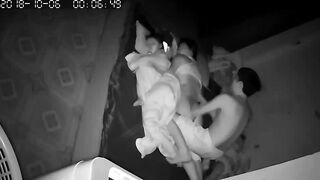 家庭攝影機真實偷拍 孩子睡著後 夫妻性生活 激情不減-35