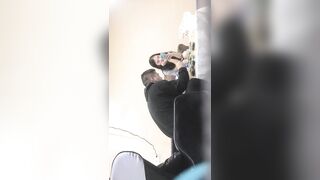 G奶人妻~前面插嘴 後入打大屁股~~3P乳交-3