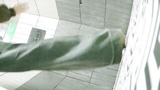 【廁拍】極品黑絲 白虎逼-07