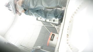 【廁拍】極品黑絲 白虎逼-13