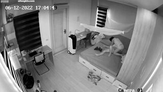 家庭攝影機偷拍 各種夫妻家庭性事-19