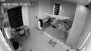 家庭攝影機偷拍 各種夫妻家庭性事-19