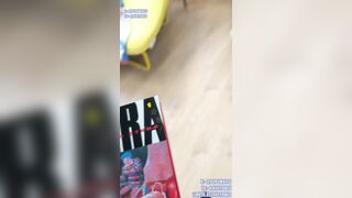 阿黑顏母狗「Pupu噗噗」《瑜伽激情》在書房練瑜伽，讓男友的室友幫拉伸，一夜激情沒完沒了-2